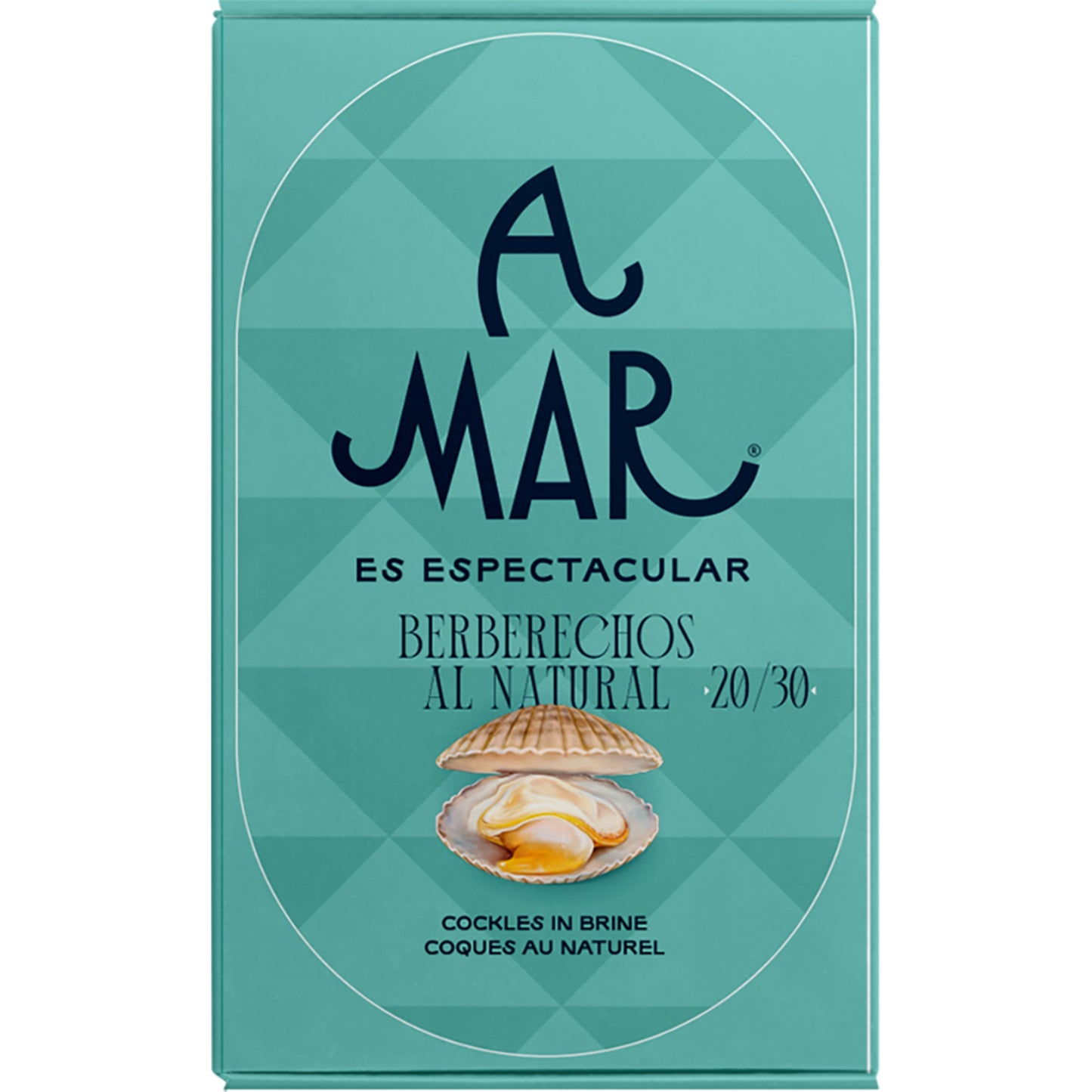 A Mar Espectacular Cockles – Large Natural 20/30 Pieces 111g