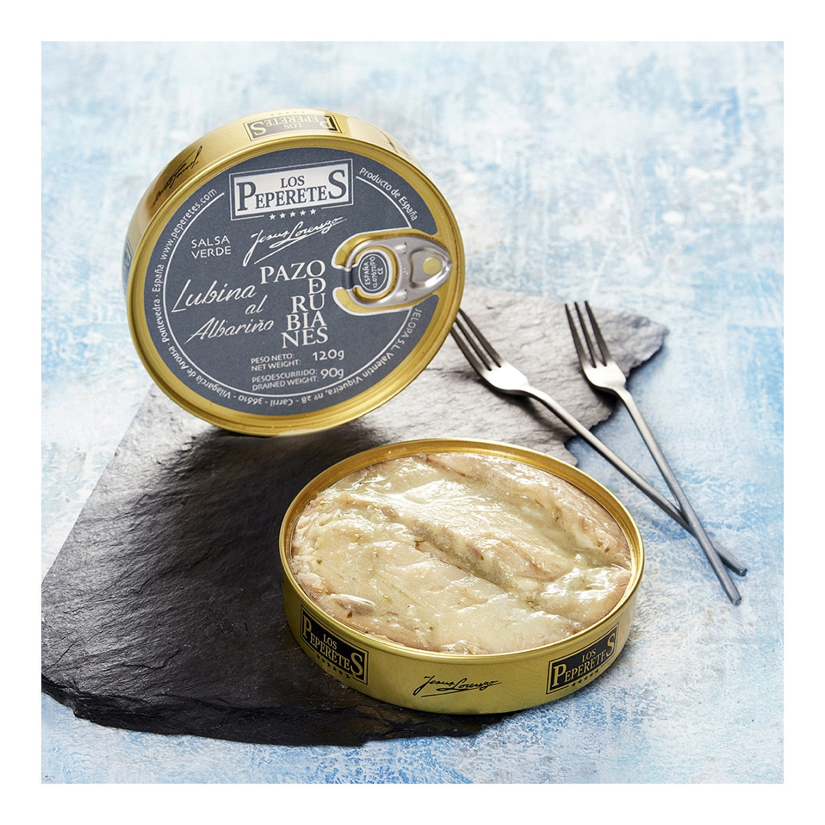 Pazo de Rubianes Sea Bass in Albariño Wine – Spanish Conserva 120g