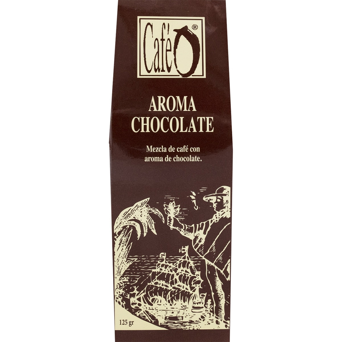 CaféO Chocolate-Flavored Ground Coffee – Spanish Roast 125g