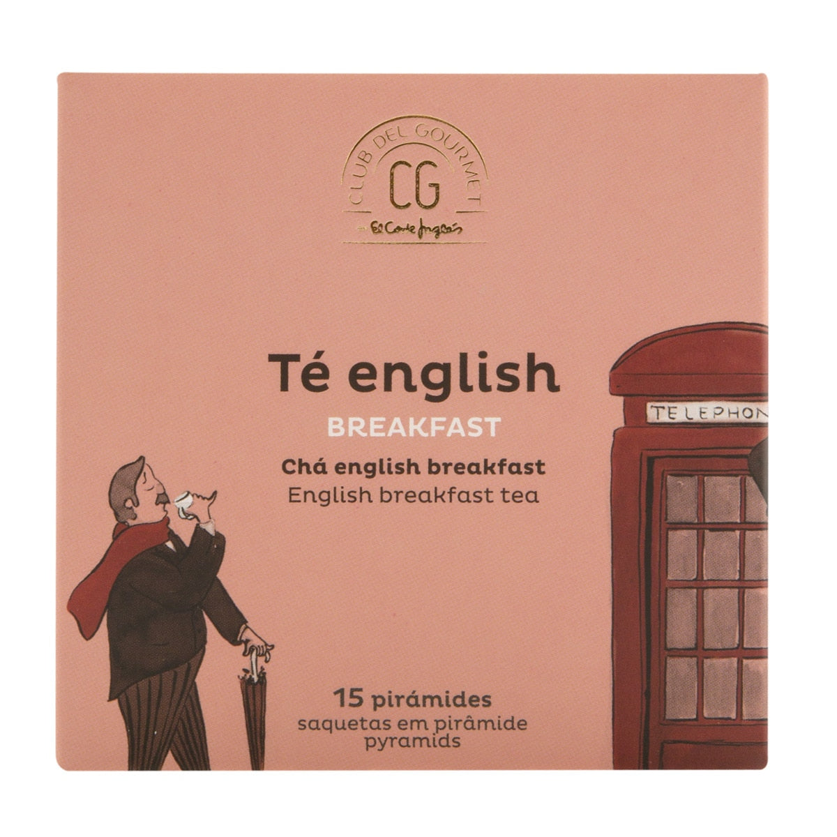 Club del Gourmet English Breakfast Black Tea – 15 Tea Bags 33g