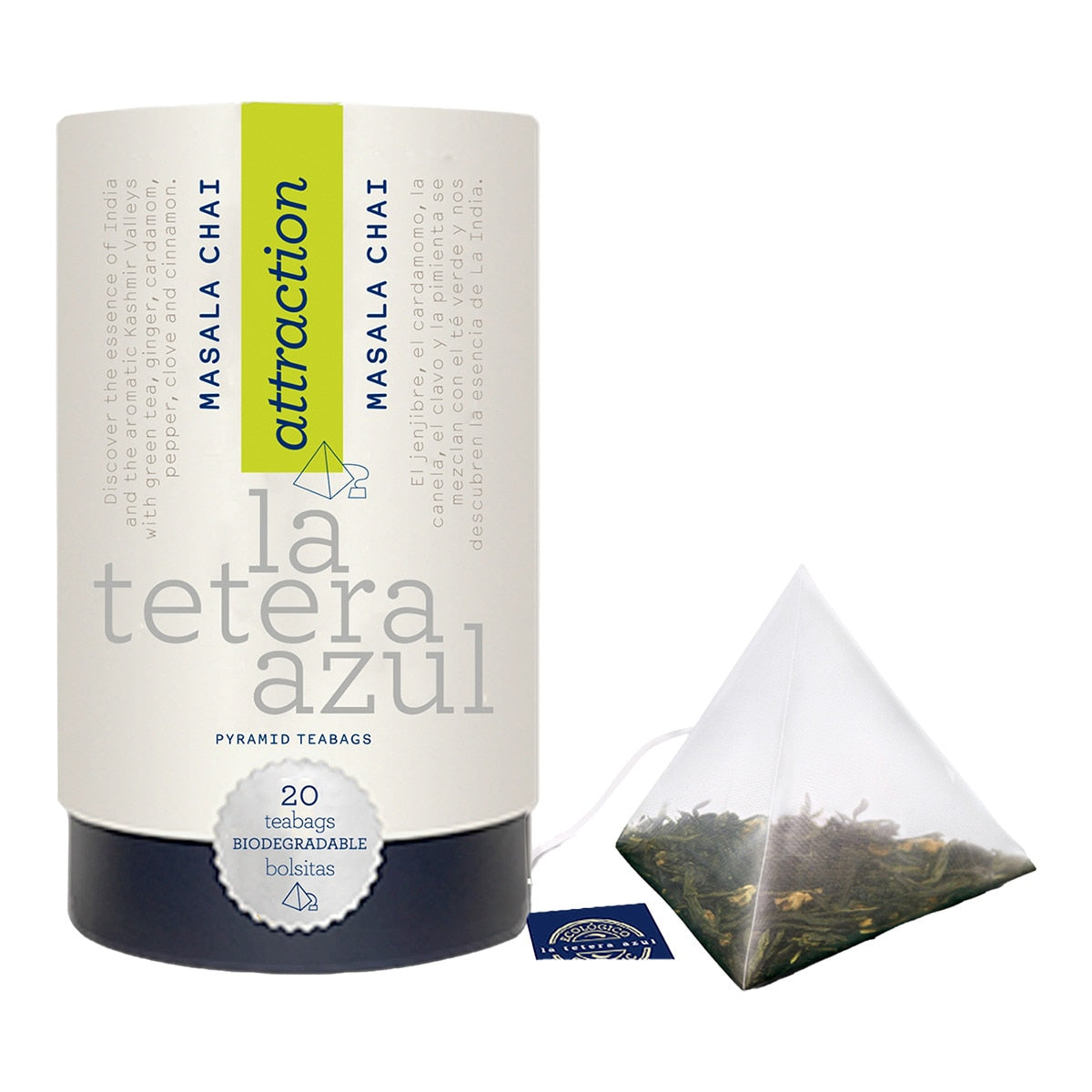 La Tetera Azul Green Masala Chai – Tea Bags 36g