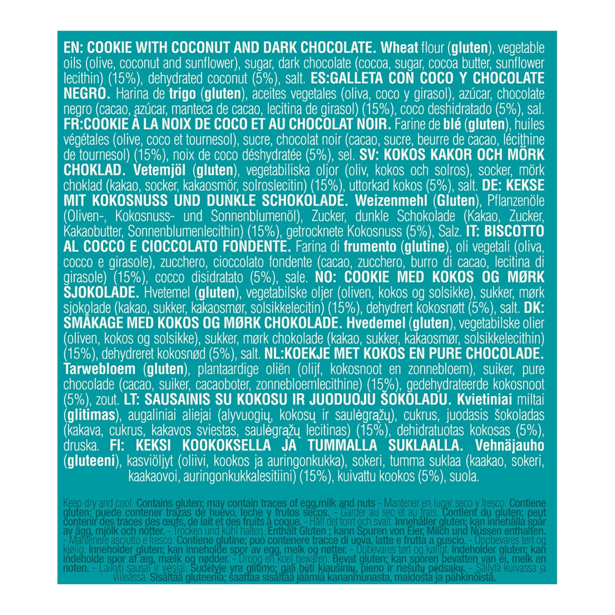 Lady Joseph Artisan Coconut & Chocolate Cookies – Spanish Sweets 130g