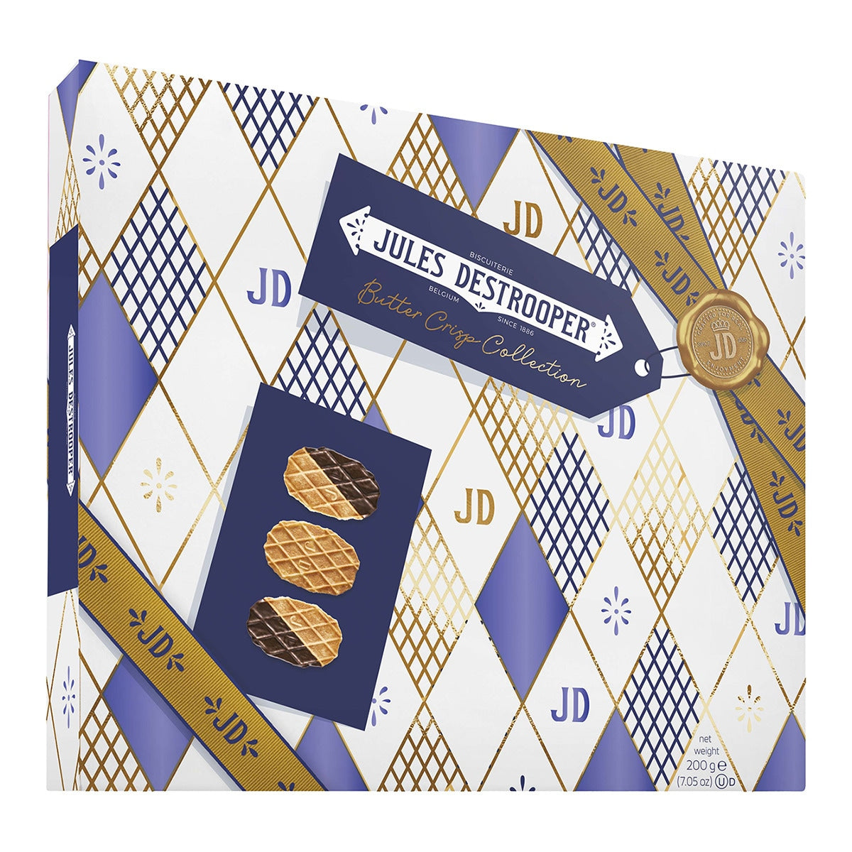 Jules Destrooper Crispy Butter Cookies – Belgian Classic 200g