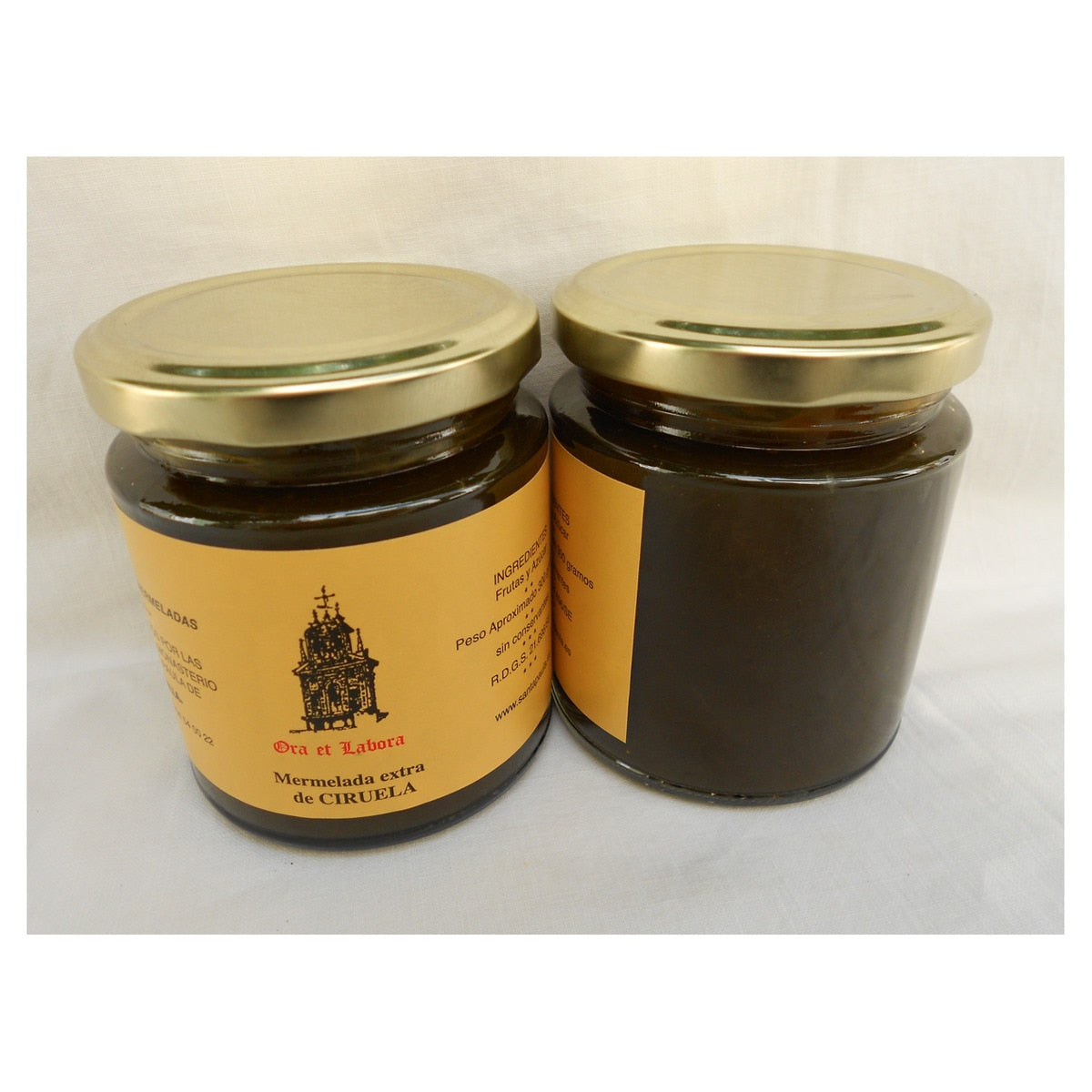 Ora et Labora Plum Jam – Spanish Conserve 300g