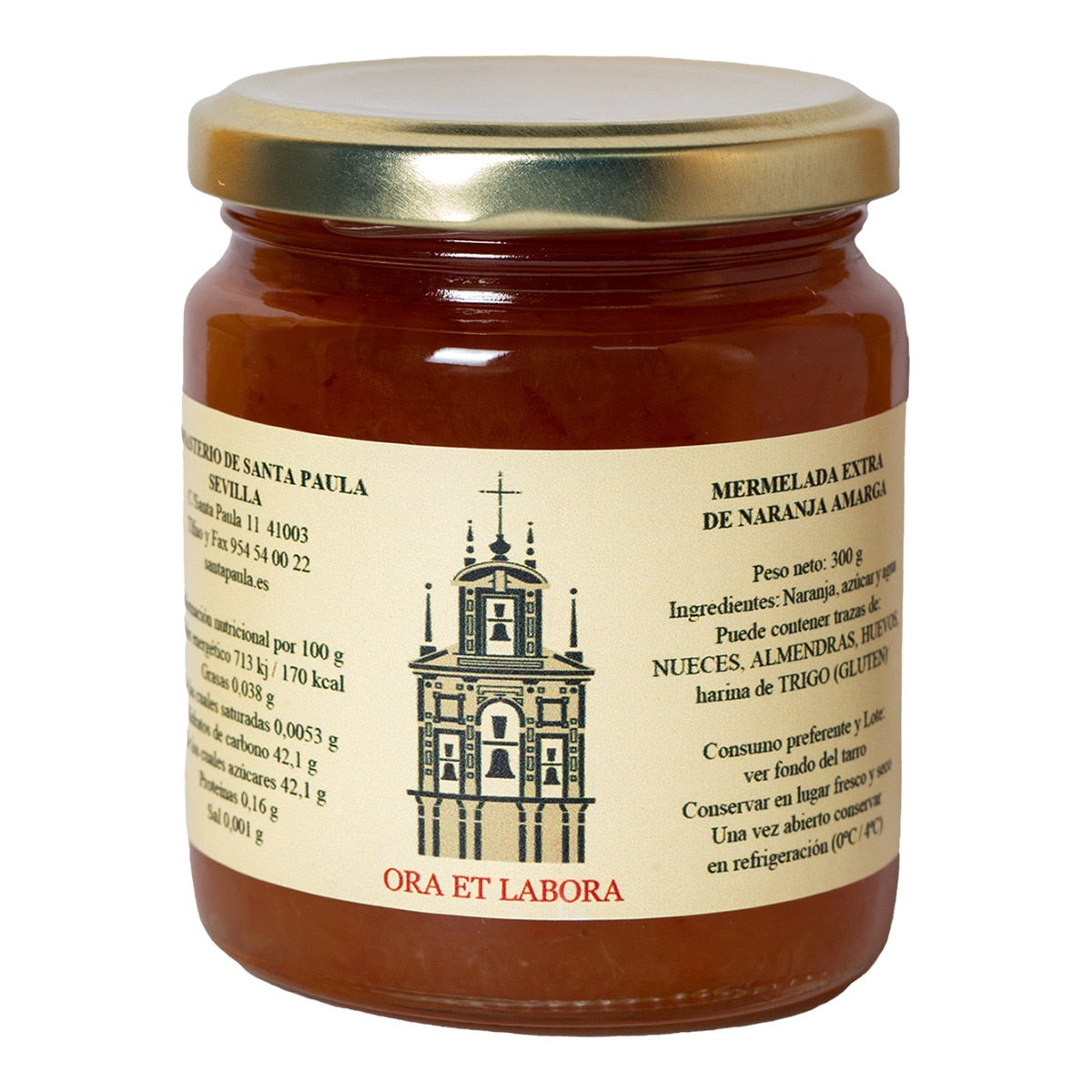 Ora et Labora Bitter Orange Marmalade – Spanish Preserve 300g