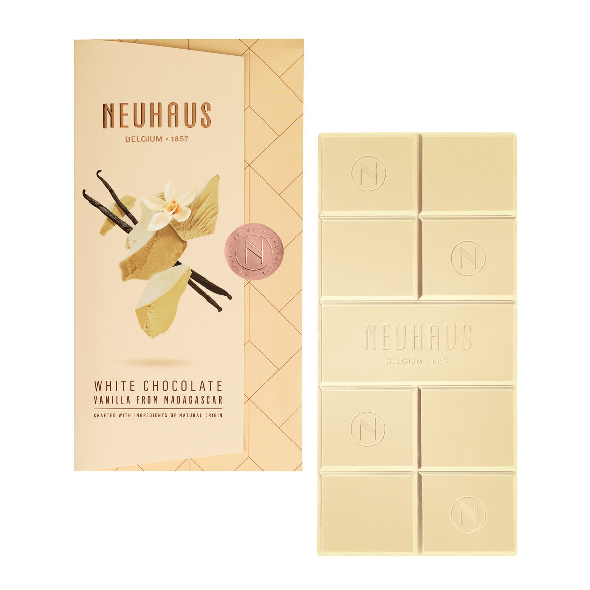 Neuhaus White Chocolate with Madagascar Vanilla – 100g Tablet