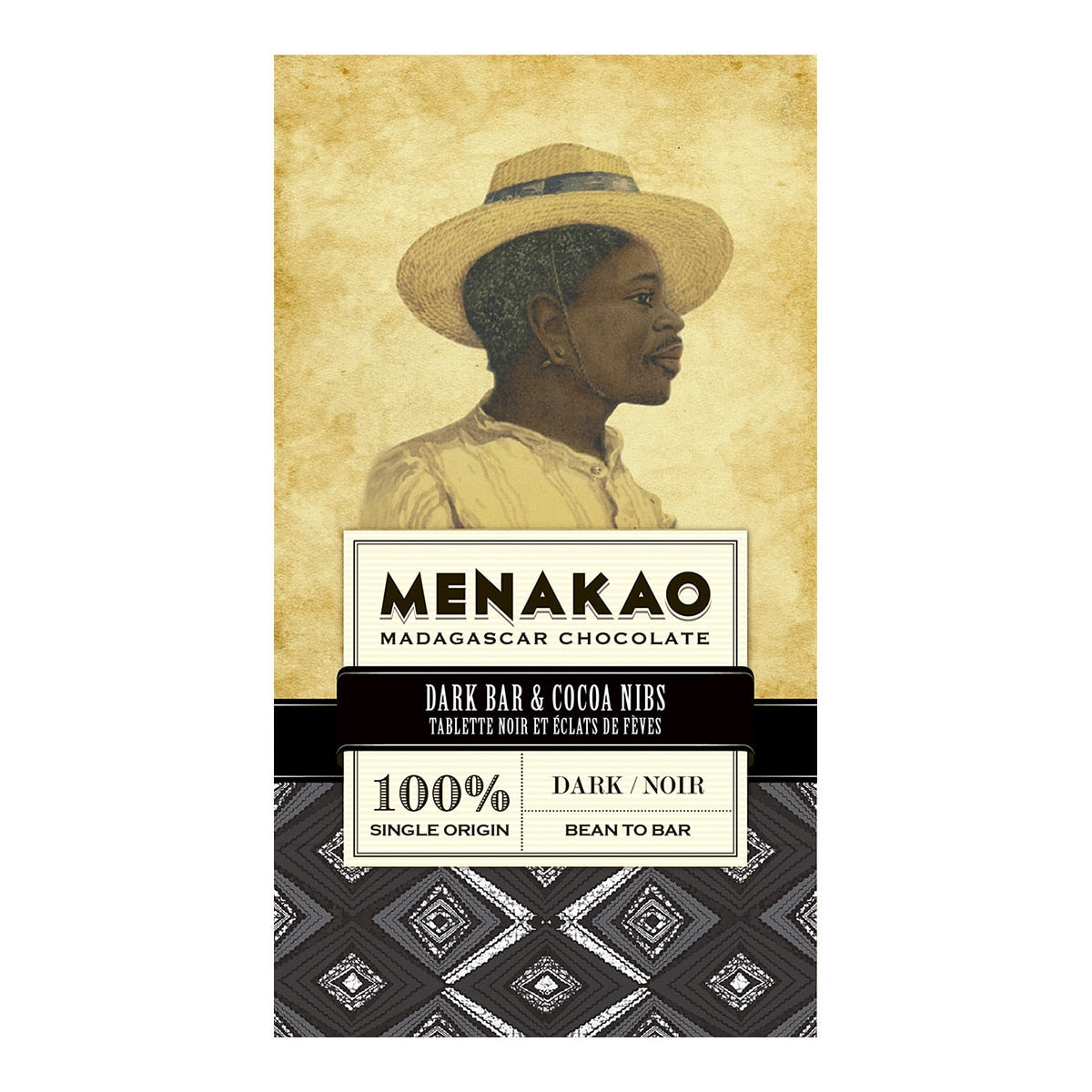 Menakao Madagascar 100% Dark Chocolate – Single-Origin Cacao 75g