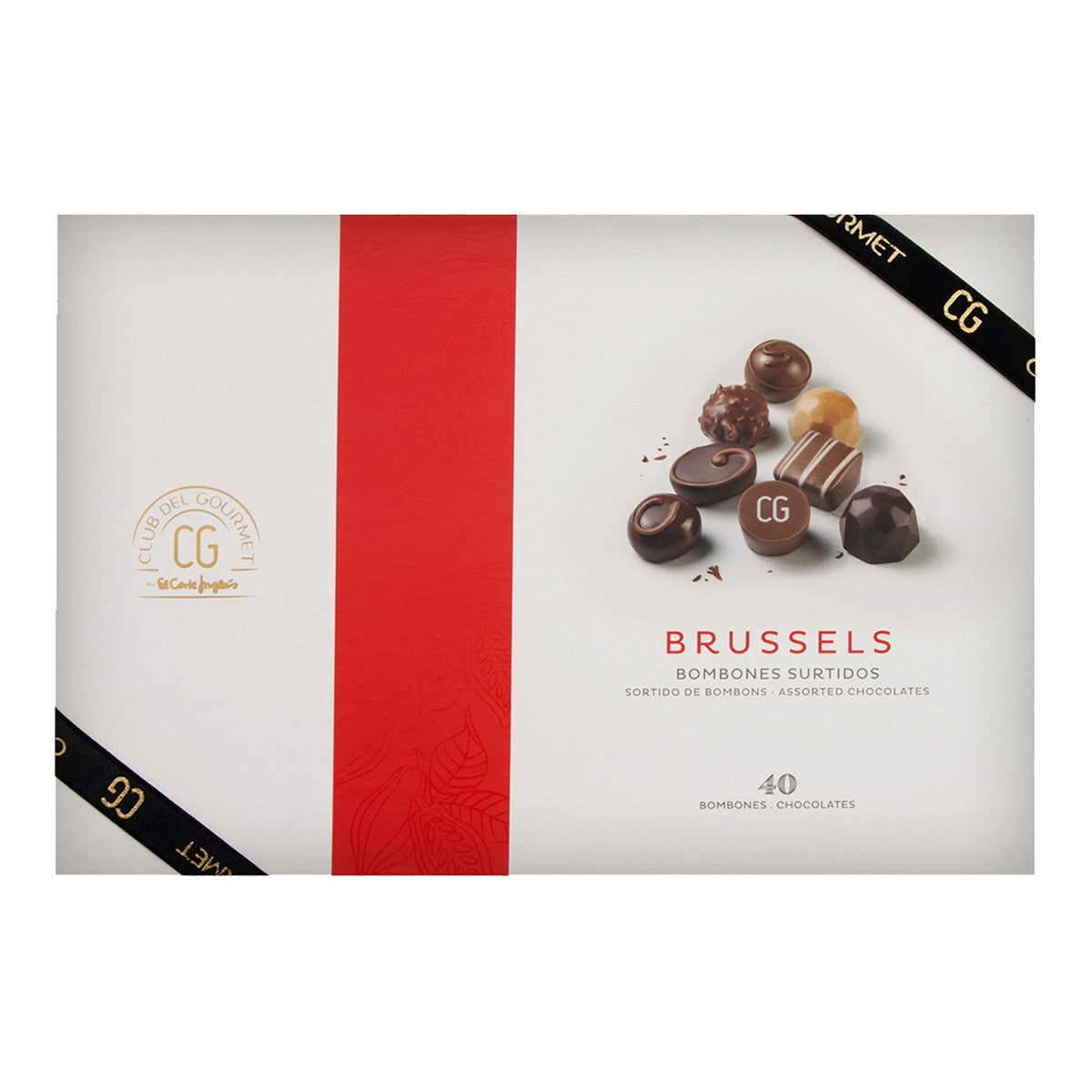 Brussels Club del Gourmet Assorted Chocolates – 40 Pieces 460g