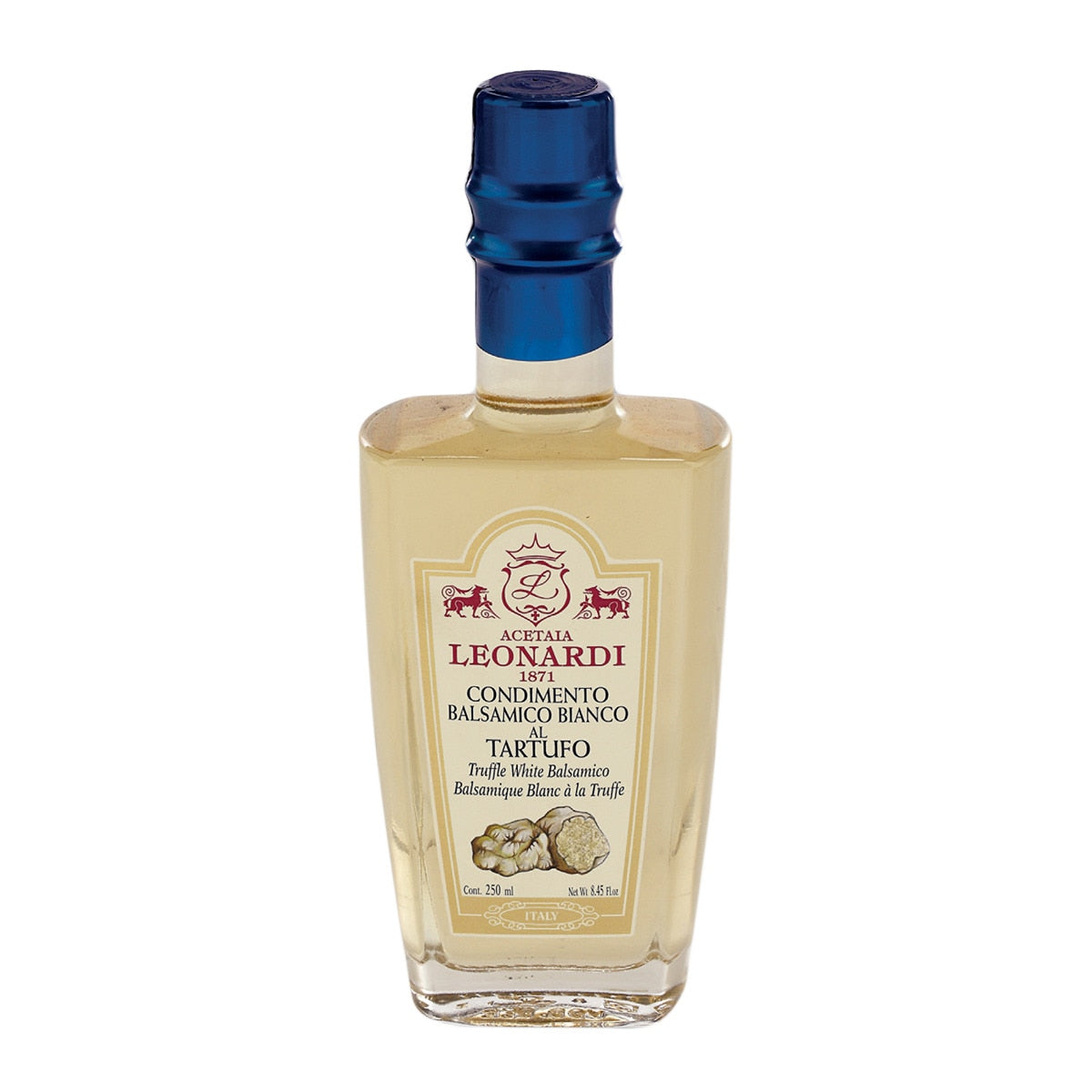 Leonardi White Balsamic Vinegar with Truffle – Aromatic Condiment 250ml
