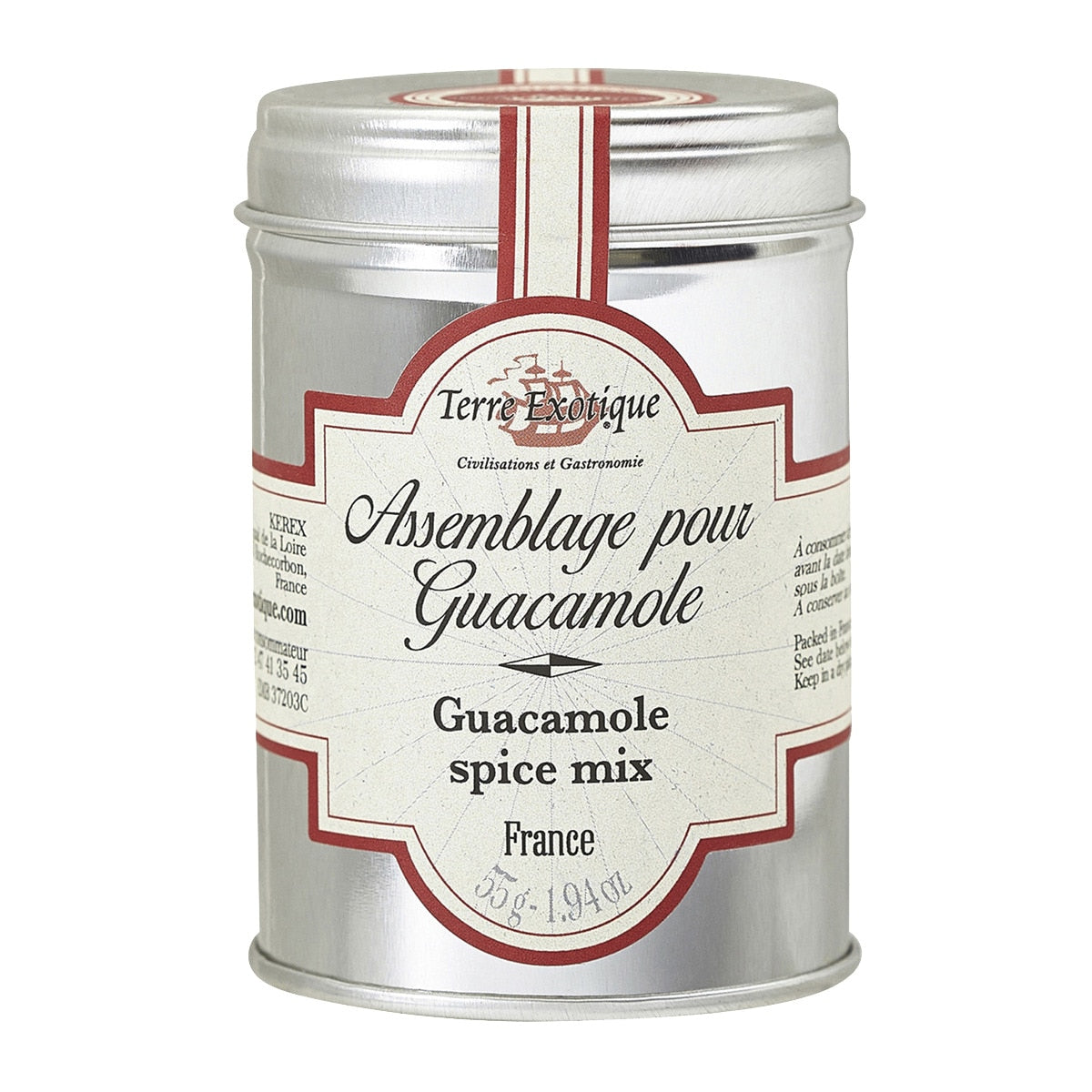Terre Exotique Guacamole Spice Blend – Mexican-Inspired Seasoning 55g