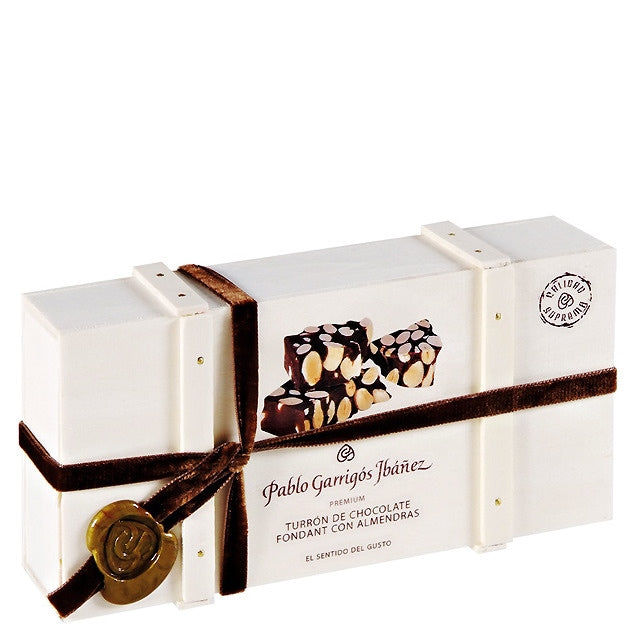 Pablo Garrigós Ibáñez Dark Chocolate Turrón with Almonds – 300g