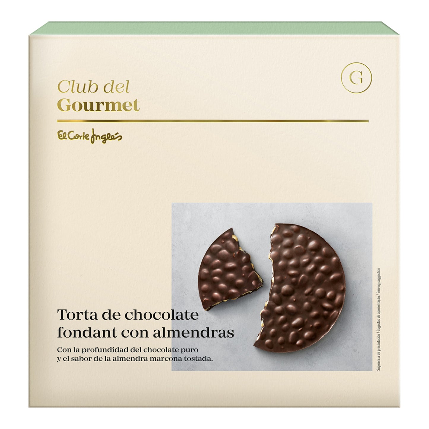 Club del Gourmet Fondant Chocolate Torta with Almonds – 200g