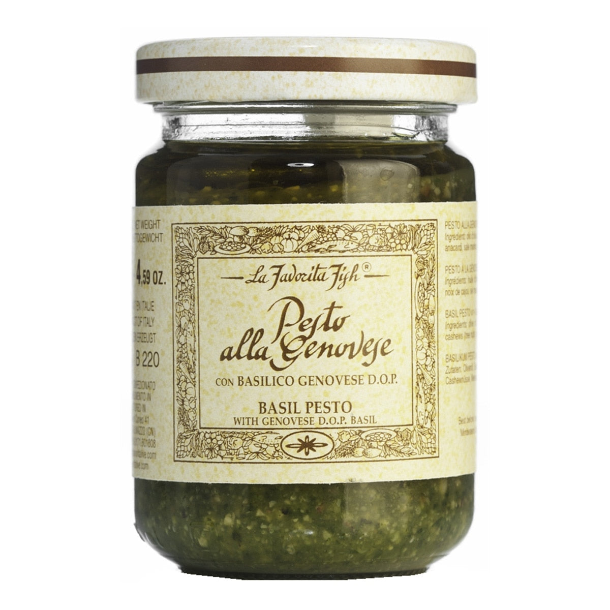 La Favorita Genovese Pesto Sauce – Italian Classic 130g