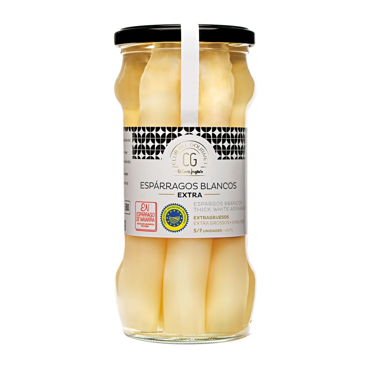 Club del Gourmet White Asparagus – Extra Thick Spears 325g