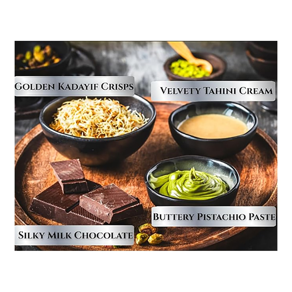 Beemax Dubai Style Chocolate & Pistachio Bar – 200g
