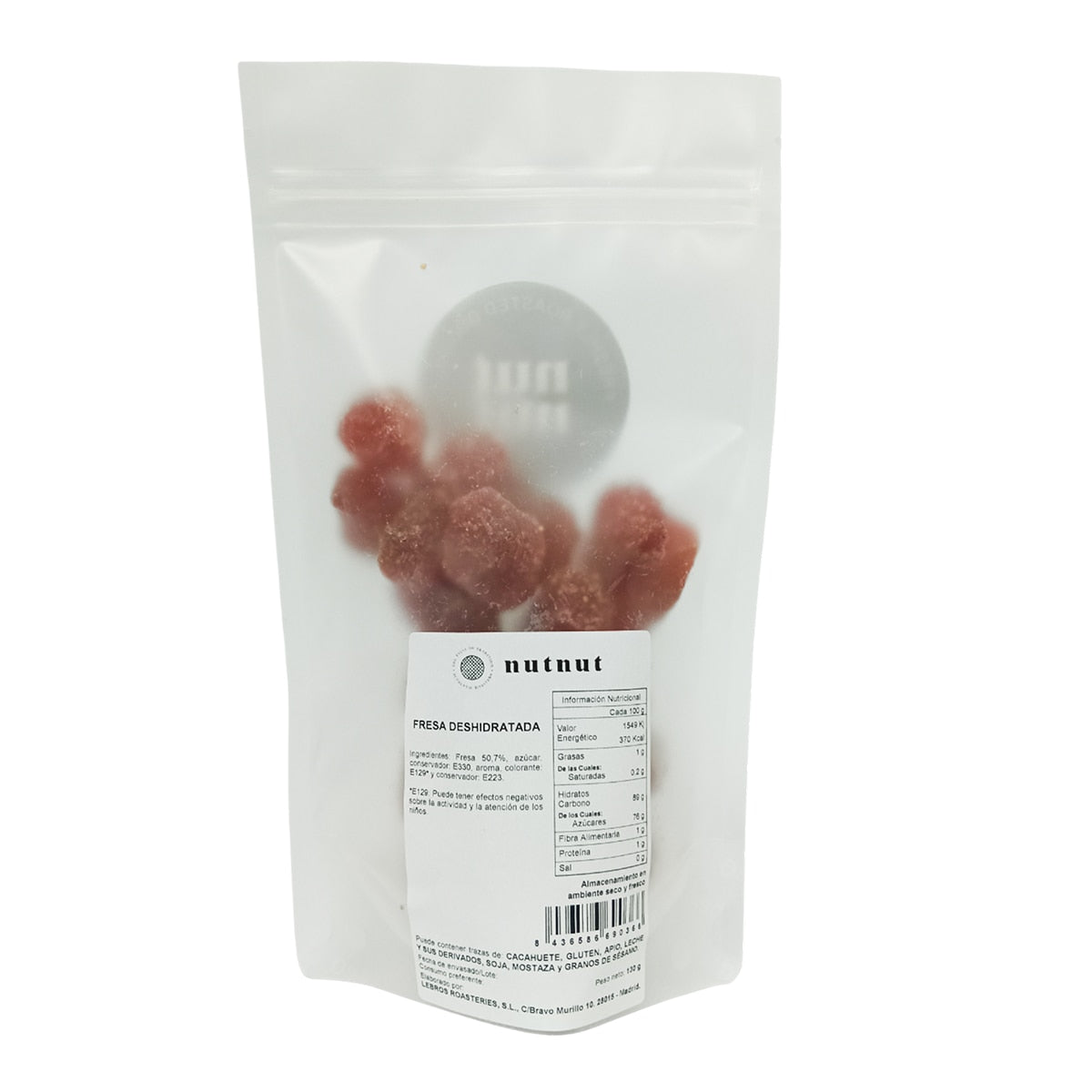 Nutnut Freeze-Dried Strawberries – Spanish Snack 130g