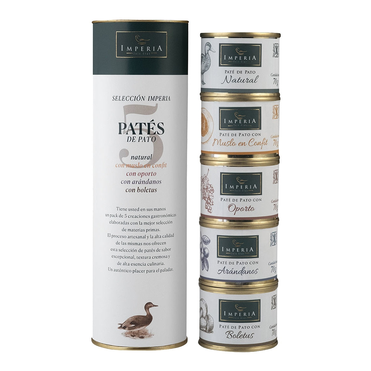 Imperia Duck Paté Assortment – 5 Flavours Gift Box 70g