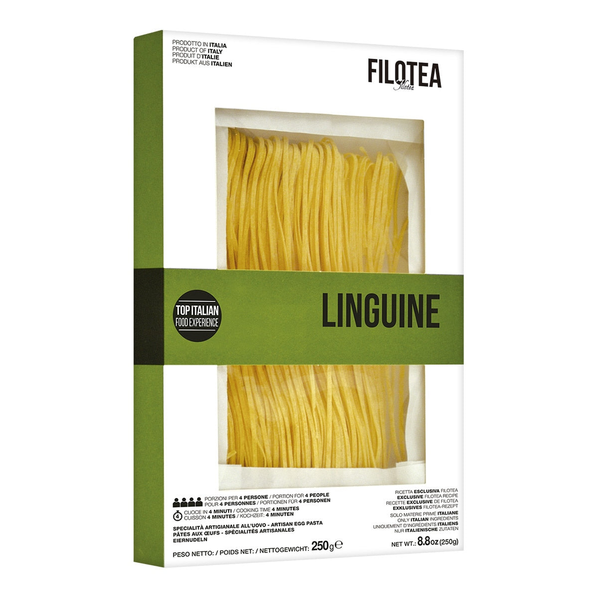 Filotea Egg Linguini Pasta – Italian Durum Wheat 250g