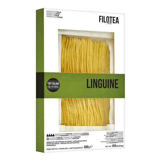 Filotea Egg Linguini Pasta – Italian Durum Wheat 250g