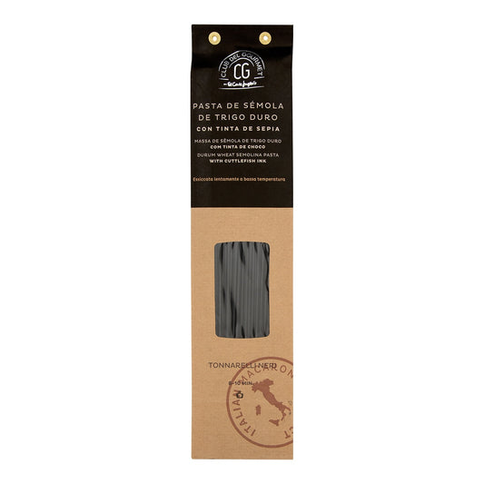Club del Gourmet Tonnarelli Nero di Sepia – Squid Ink Pasta 500g