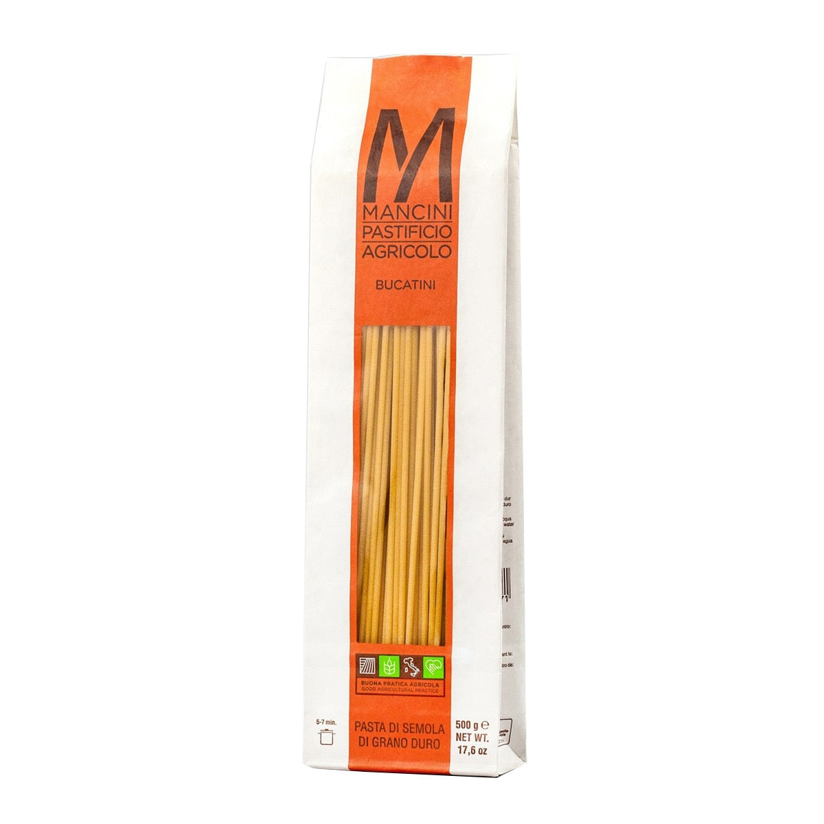 Mancini Bucatini – Italian Durum Wheat Semolina Pasta 500g