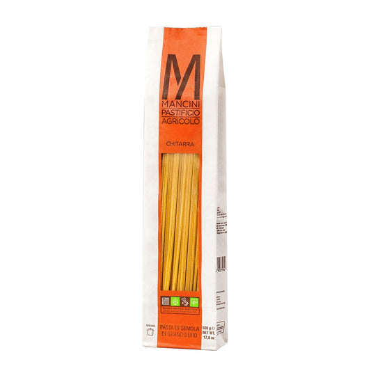 Mancini Chitarra Pasta – Italian Durum Semolina 500g