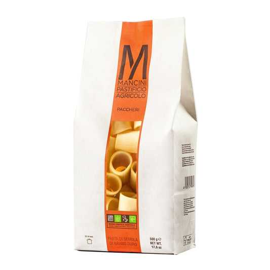Mancini Paccheri Pasta – Italian Durum Semolina 500g