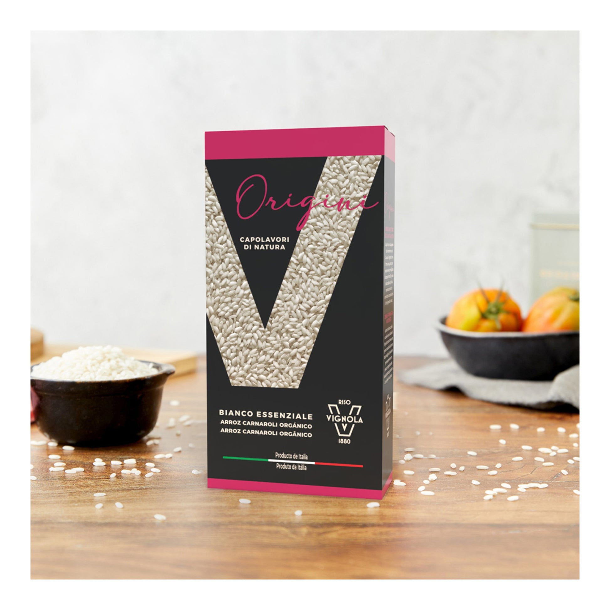 Vignola Carnaroli Organic Rice – Italian Risotto Rice 340g
