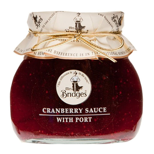 Mrs Bridges Cranberry & Port Sauce – Spanish Gourmet Condiment 200g