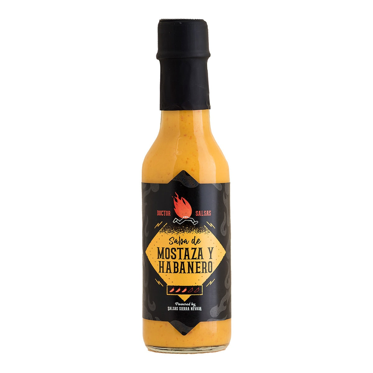 Doctor Salsas Mustard & Habanero Sauce – Spanish Hot Condiment 150g