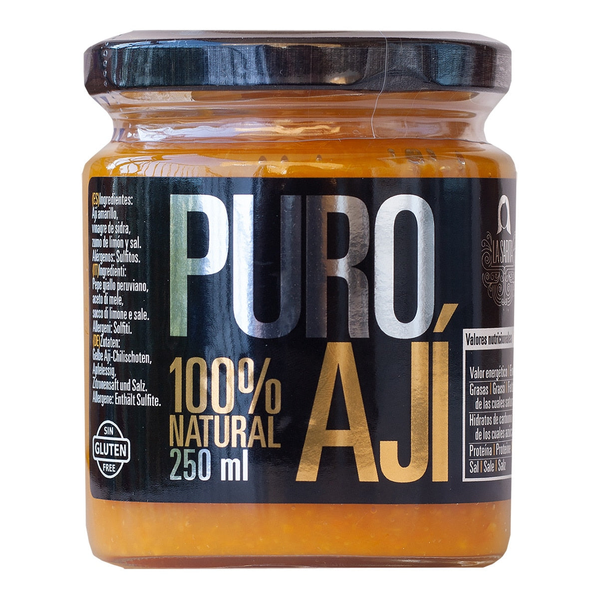 La Sarita Pure Ají Amarillo Sauce – Peruvian Yellow Chili 250g