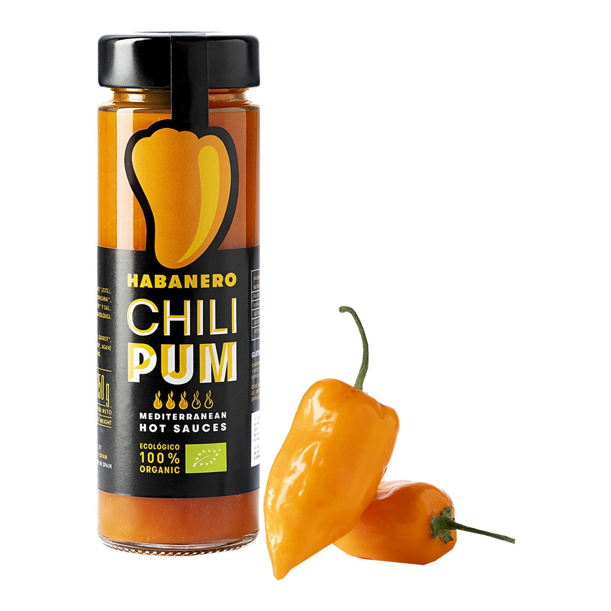 Chilipum Organic Habanero Hot Sauce – Spanish Craft Salsa 150g