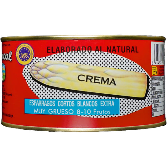 Crema White Asparagus Spears – Spanish Canned, 8/10 Grade 325g