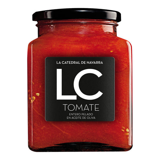 La Catedral de Navarra Whole Peeled Tomatoes – Spanish Tomatoes in Olive Oil 530g