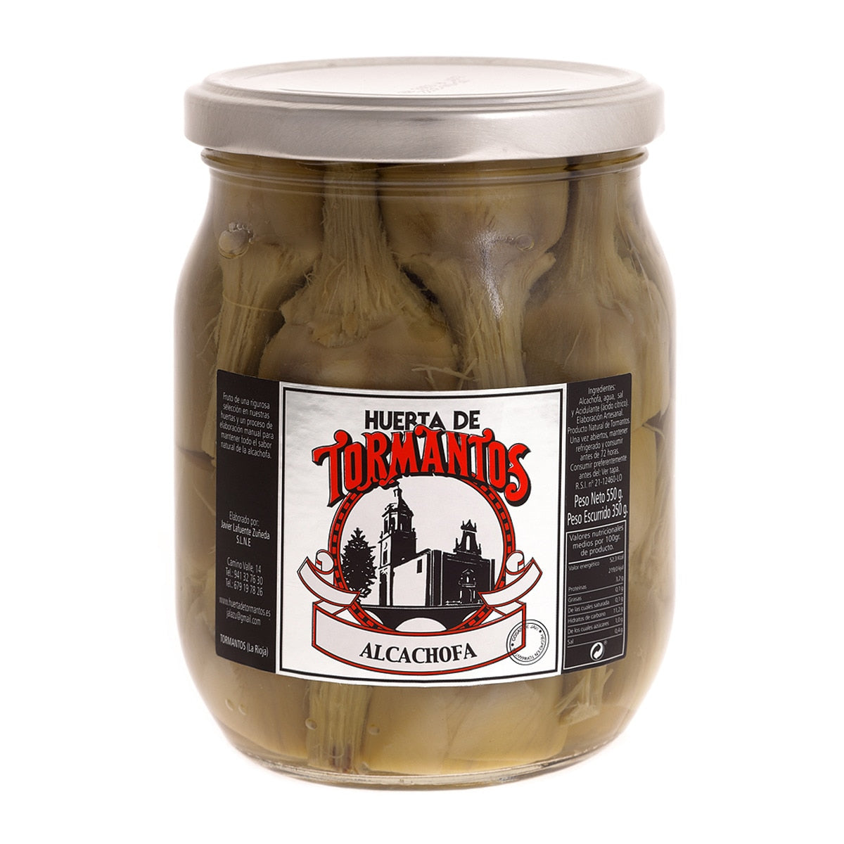 Huerta de Tormantos Artichoke Hearts – Spanish Conserva 350g