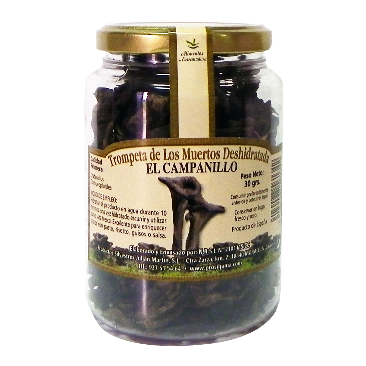 El Campanillo Trumpet Mushrooms – Dried Horn of Plenty 30g