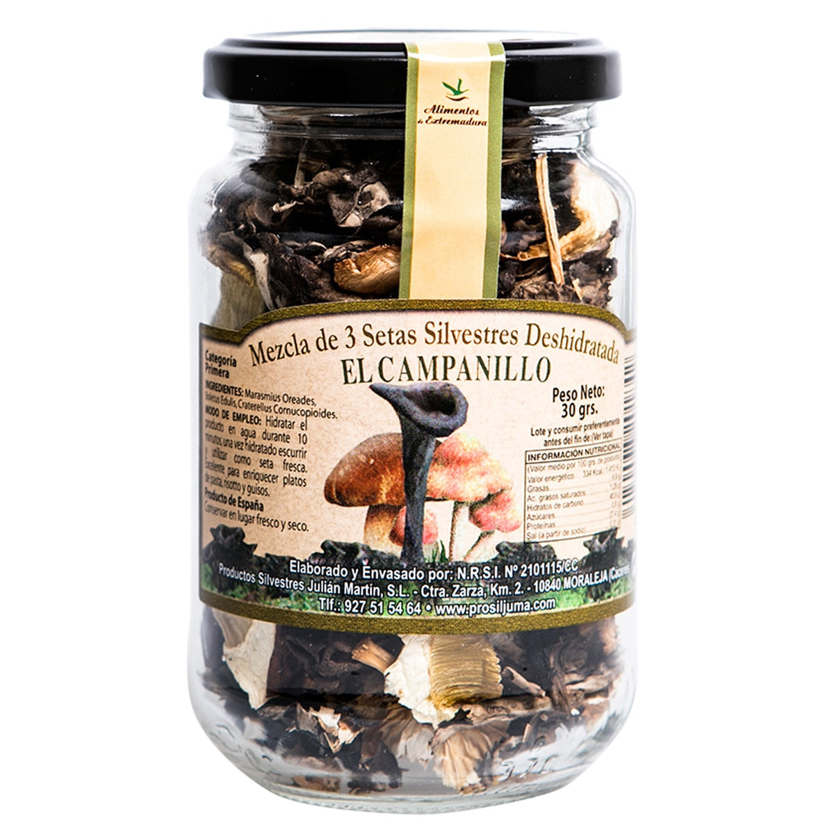 El Campanillo Dried Wild Mushrooms – Spanish Setas 30g