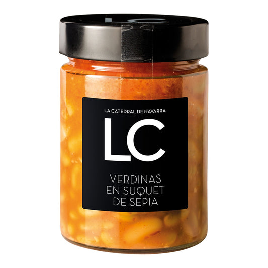La Catedral de Navarra Verdinas in Cuttlefish Stew – Spanish Canned Legumes 340g