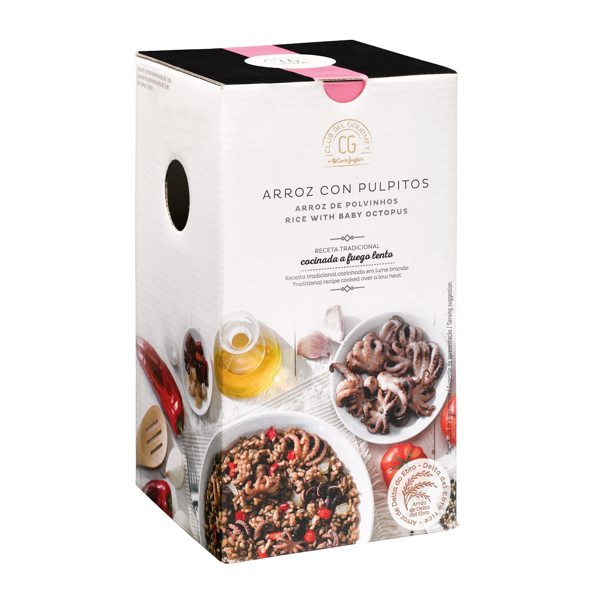 Club del Gourmet Rice with Baby Squid – Spanish Paella Rice 930g