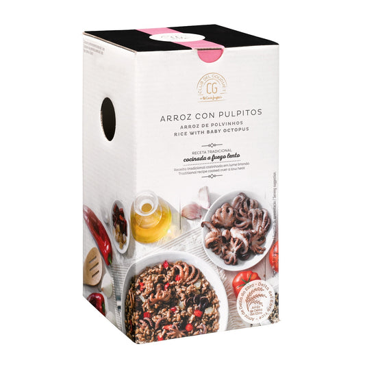 Club del Gourmet Rice with Baby Squid – Spanish Paella Rice 930g