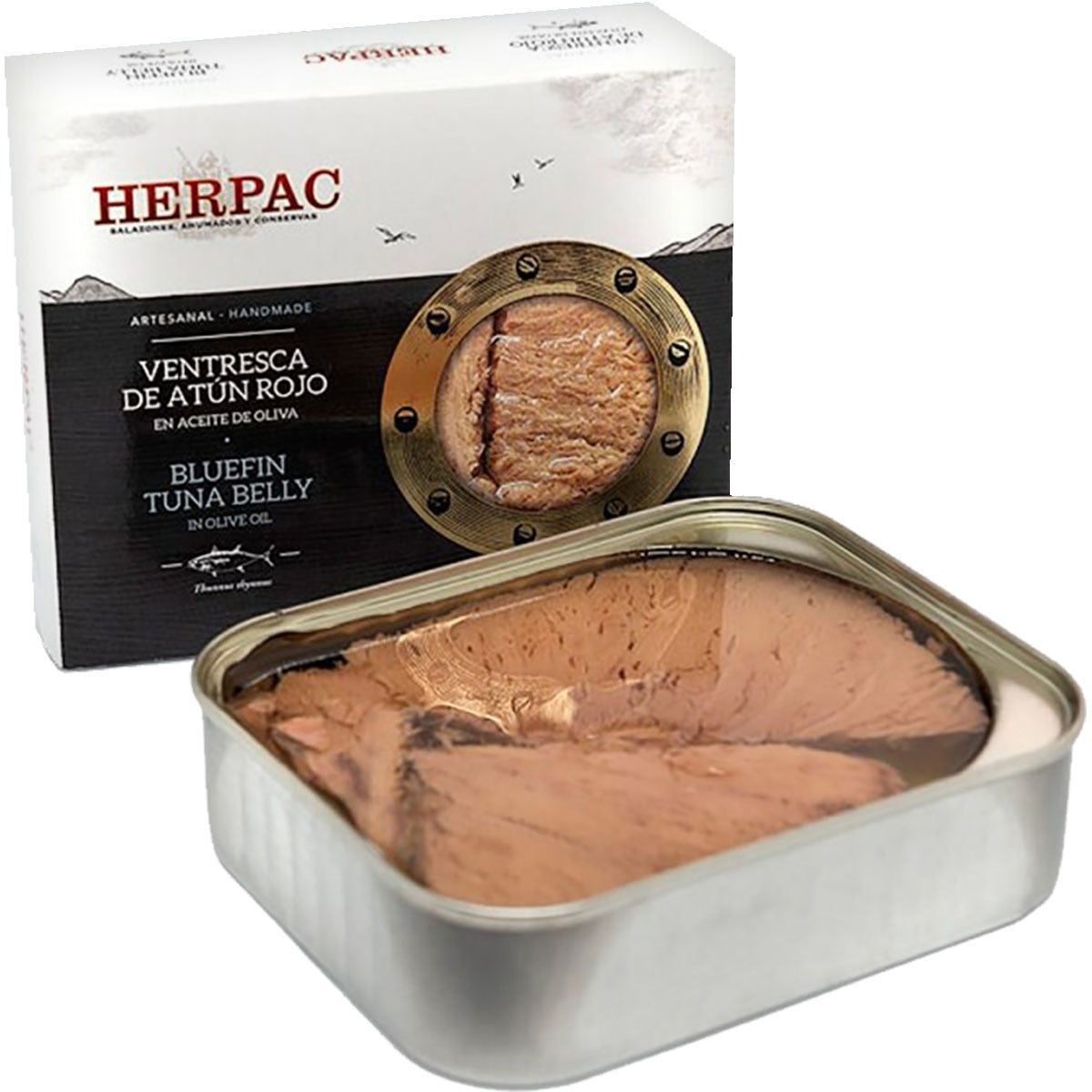 Herpac Red Tuna Ventresca in Olive Oil – Spanish Conserva 245g