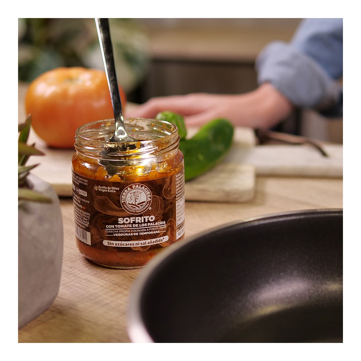 Tierra Palaciega Sofrito with Tomato – Spanish Cooking Base 340g