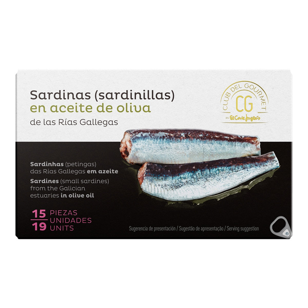 El Club del Gourmet Small Sardines in Olive Oil – 15/19 pieces 115g
