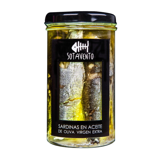 Sotavento Sardines in Extra Virgin Olive Oil – Spanish Conserva 180g