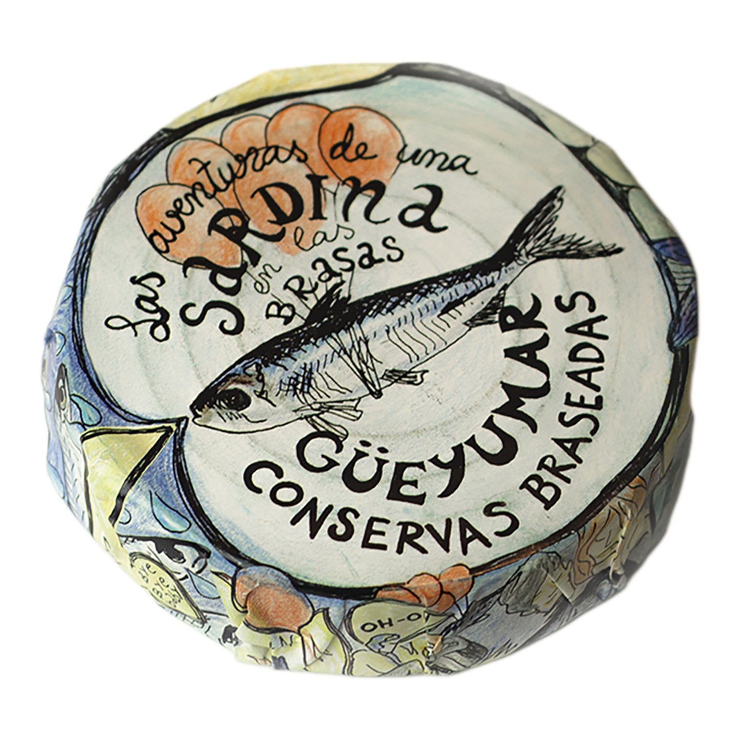 Güeyumar Sardine Tails in Charred Oil – Spanish Conserva 150g