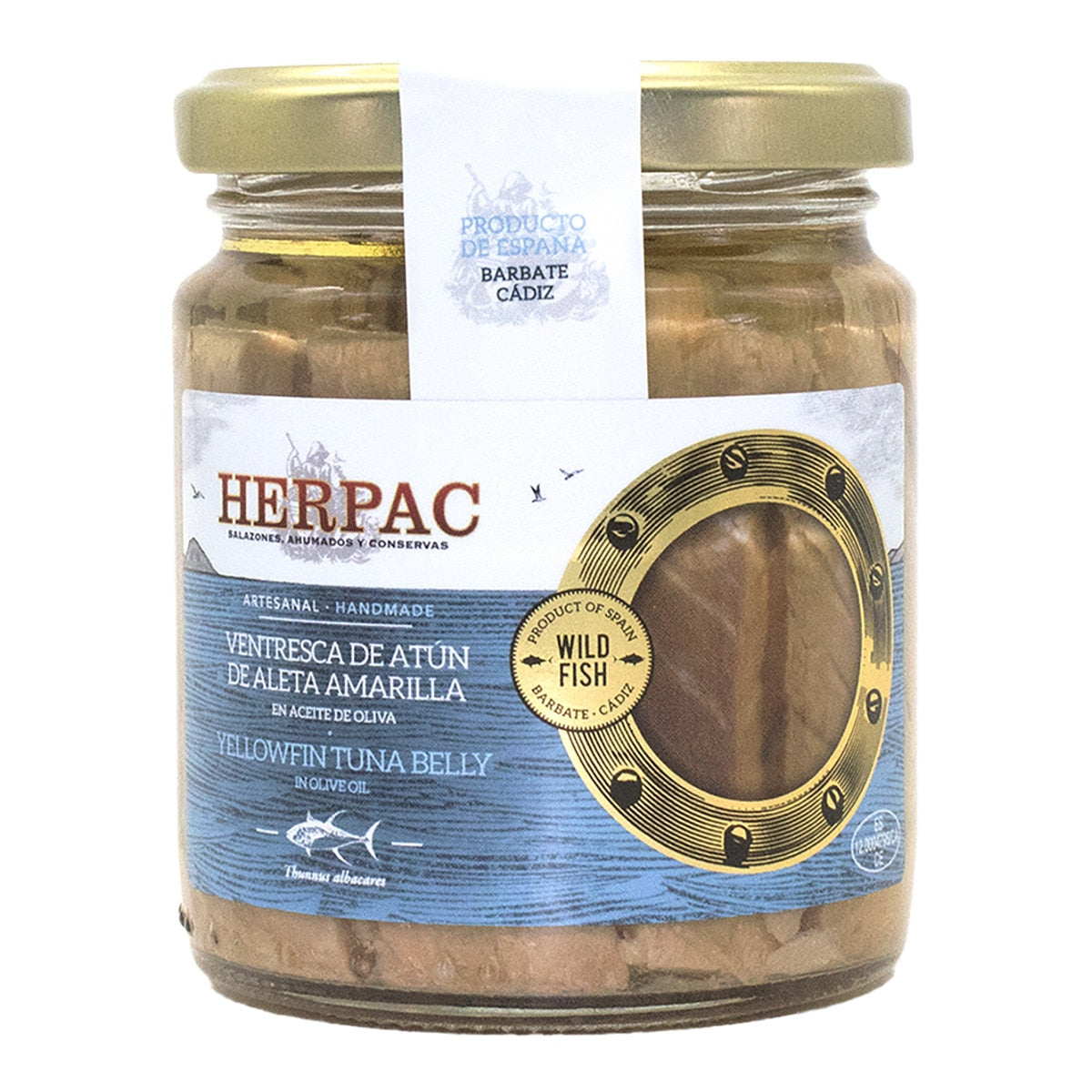 Herpac Ventresca de Atún – Spanish Tuna Belly in Olive Oil 200g