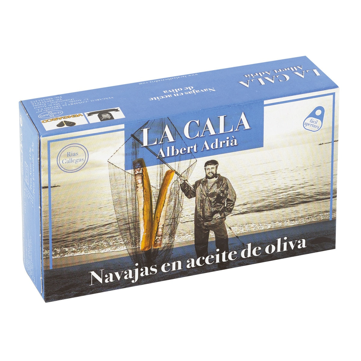 La Cala Albert Adrià Razor Clams in Olive Oil – Spanish Conserva 65g