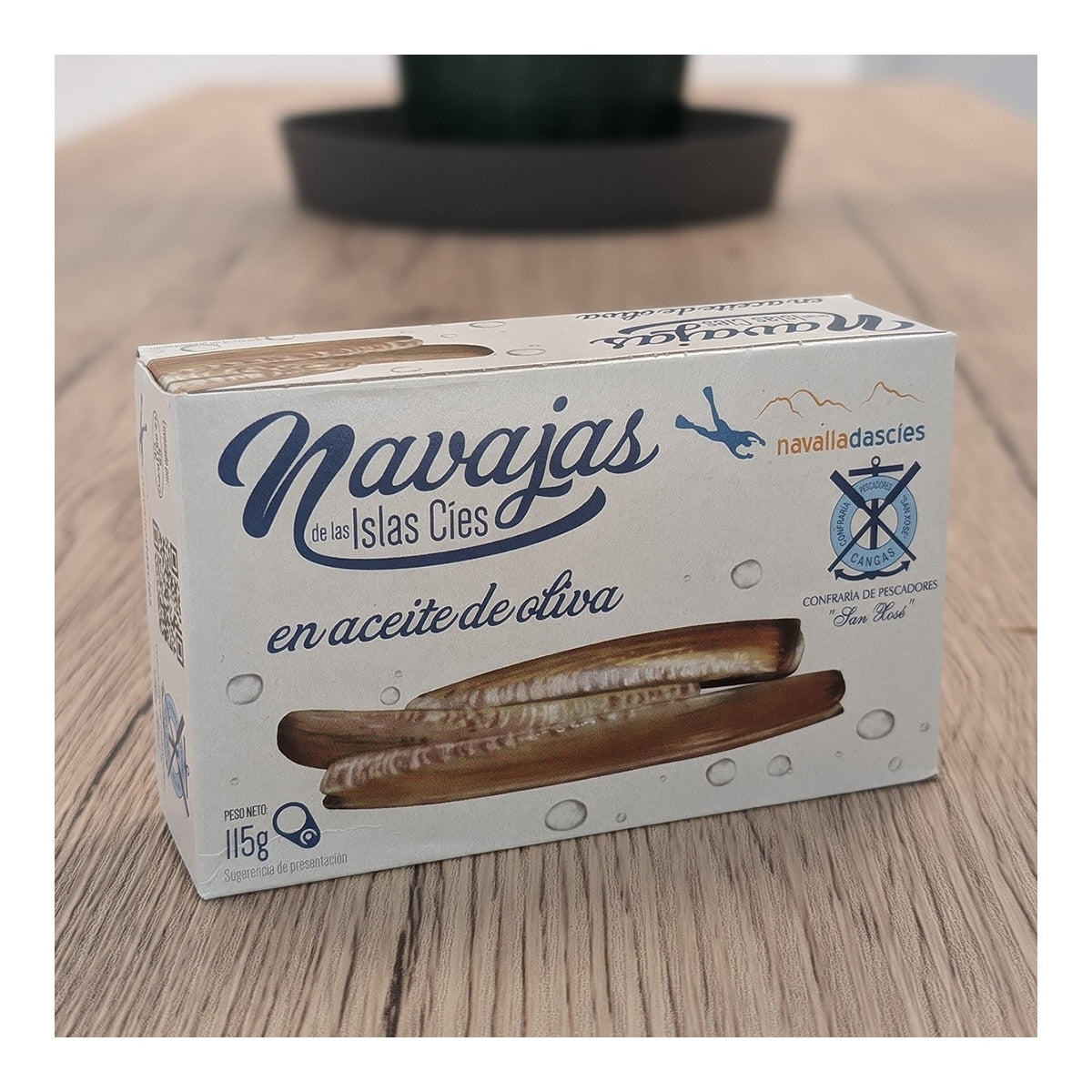 Navalladascíes Razor Clams in Olive Oil – Spanish Conserva 115g