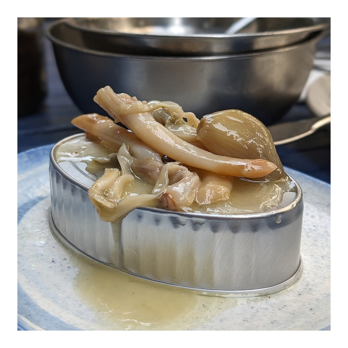 Navalladascíes Razor Clams in Olive Oil – Spanish Conserva 115g