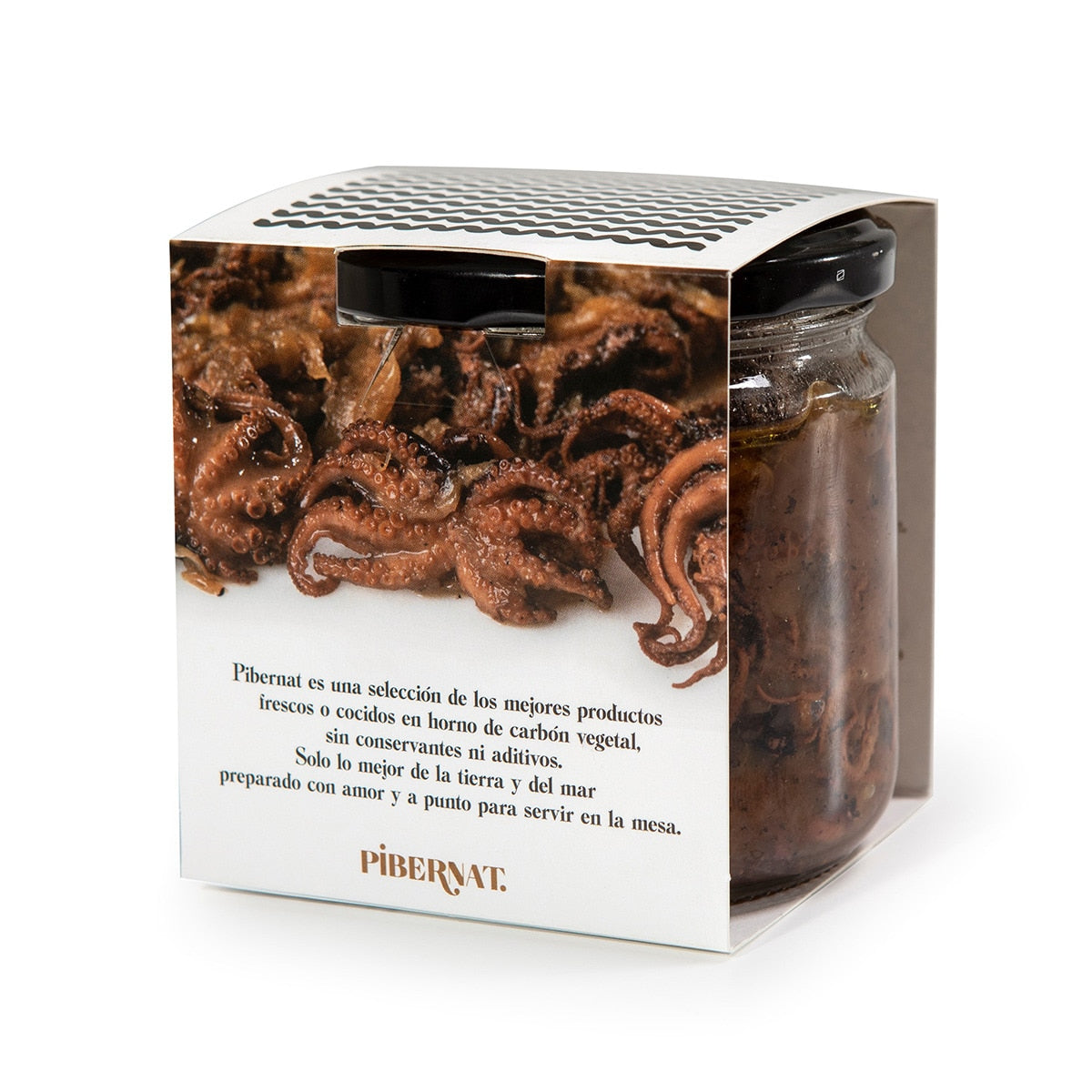 Pibernat Baby Octopus with Onion – Handmade Spanish Conserva 280g